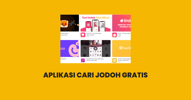 Aplikasi Cari Jodoh Gratis